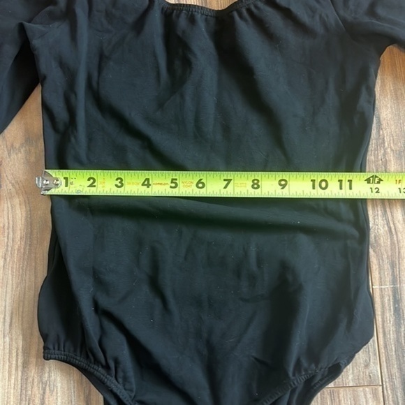 Girls black leotard xxl ( sz7) - Picture 5 of 6
